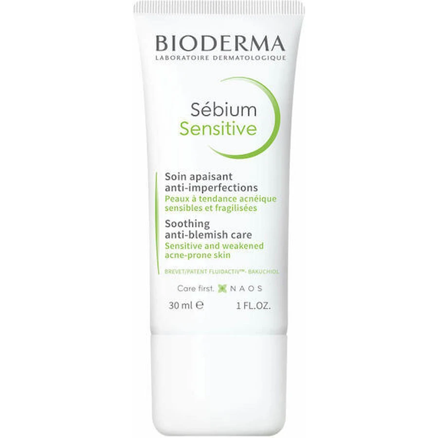 Bioderma Sebium Sebium 24h Moisturizing Face Day Moisturizing Cream Against Imperfections and Acne with Prebiotics 30ml