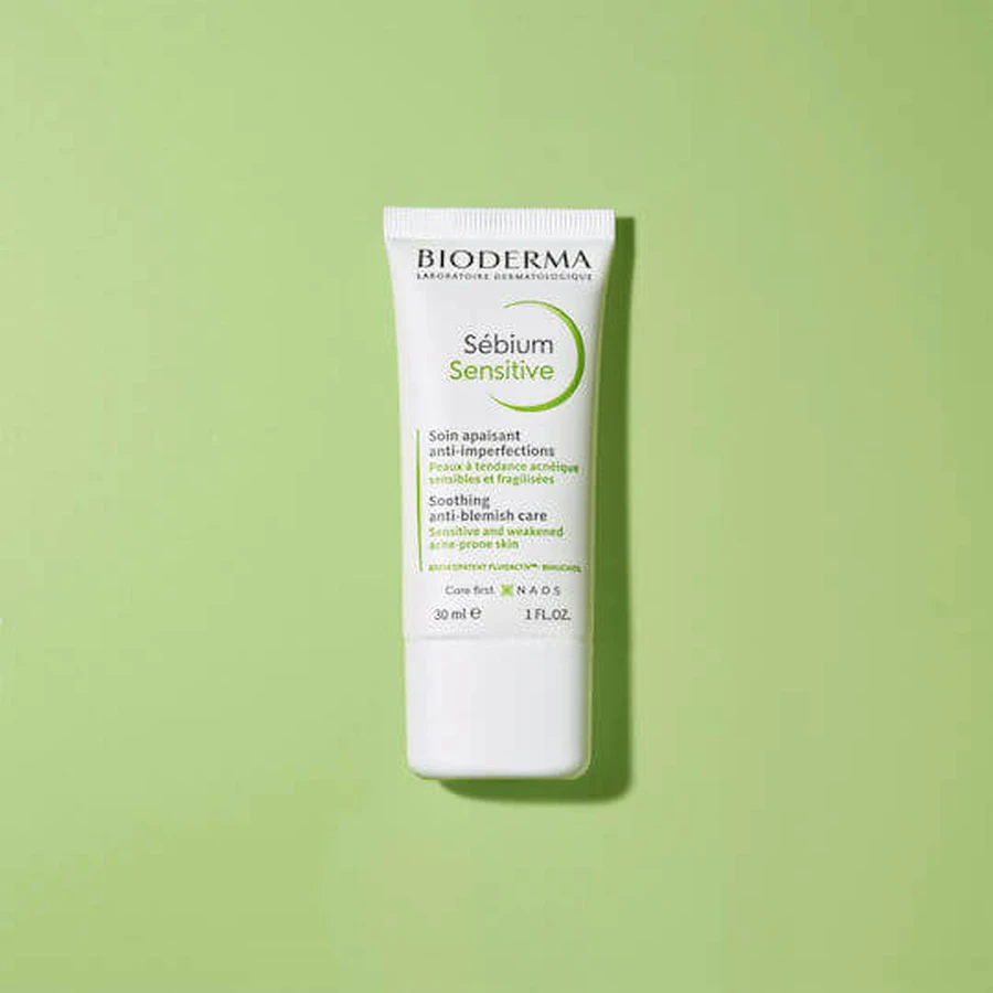 Bioderma Sebium Sebium 24h Moisturizing Face Day Moisturizing Cream Against Imperfections and Acne with Prebiotics 30ml