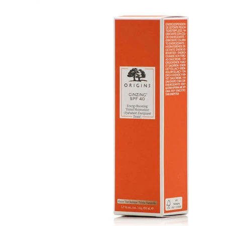 Origins Ginzing Energy Boosting Tinted Day Cream with SPF40 for Hydration and Imperfections 50ml