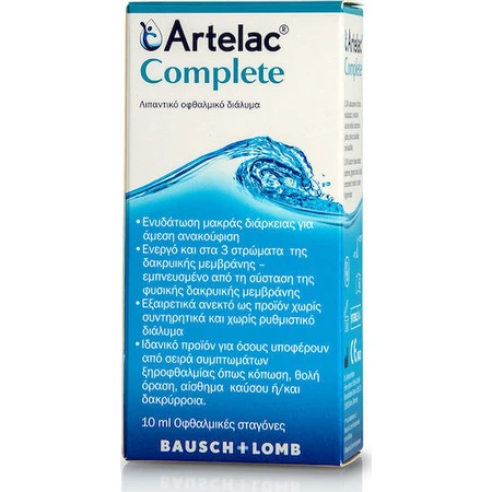 Bausch & Lomb Artelac Gotas Completas para Ojos Secos 10ml