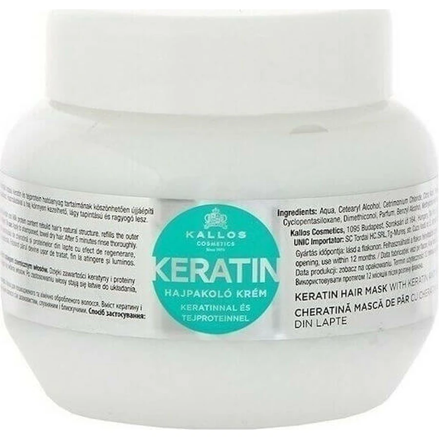 Kallos Keratin Reparierende Haarmaske 275ml