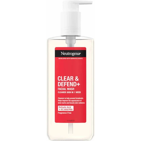 Neutrogena Gezichtsvloeistof Clear & Defend+ Acne-gevoelige huid 200ml