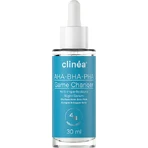 Clinea AHA-BHA-PHA Game Changer Anti-Imperfektionen Anti-Aging Gesichtsserum mit AHA und Kollagen für Toning und Unvollkommenheiten 30ml