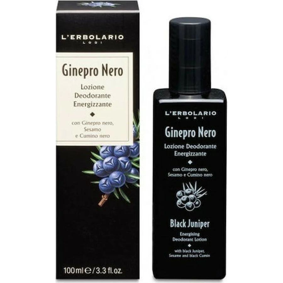 L' Erbolario Enebro Negro Desodorante Natural Spray Sin Aluminio 100ml
