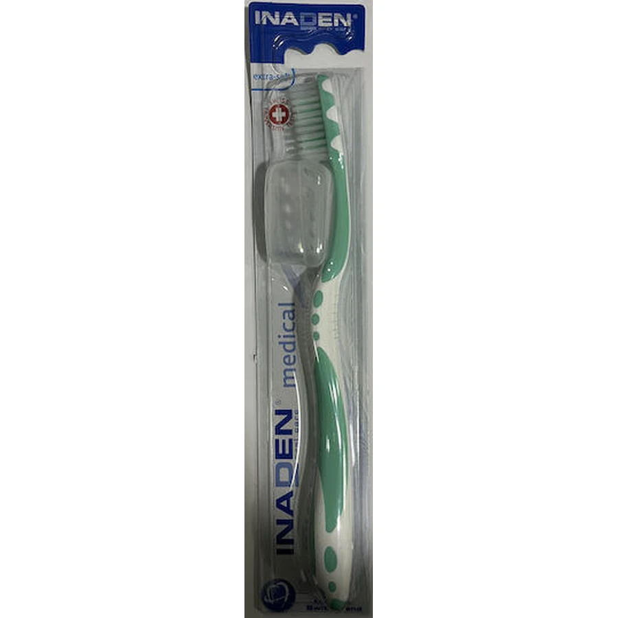Brosse à dents Inaden extra douce verte 2-7004950