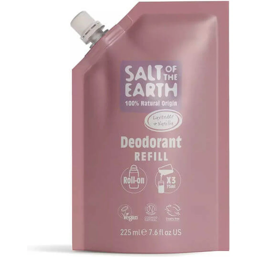 Zout van de Aarde Zout Aarde Lavendel & Vanille Roll-On Deodorant 225ml