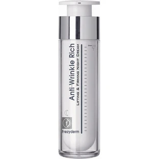 Frezyderm Anti-Wrinkle Lifting Firming Rich Texture Firming Night Face Cream for Anti-Ageing and Toning with Retinol and Hyaluronic Acid 50ml