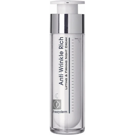 Frezyderm Anti-Wrinkle Lifting Firming Rich Texture Firming Night Face Cream for Anti-Ageing and Toning with Retinol and Hyaluronic Acid 50ml