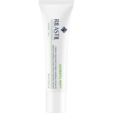 Rilastil Acnestil 24h Gezicht Hydraterende Crème Tegen Onzuiverheden met Hyaluronzuur en Peptiden 40ml
