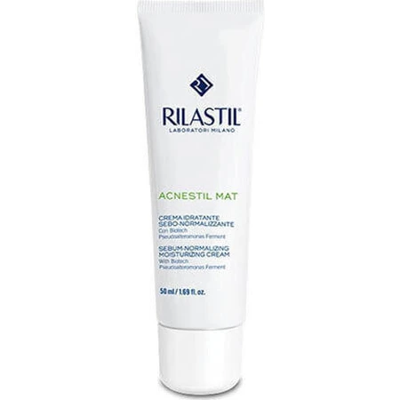 Rilastil Acnestil 24h Gezicht Hydraterende Crème Tegen Onzuiverheden met Hyaluronzuur en Peptiden 40ml