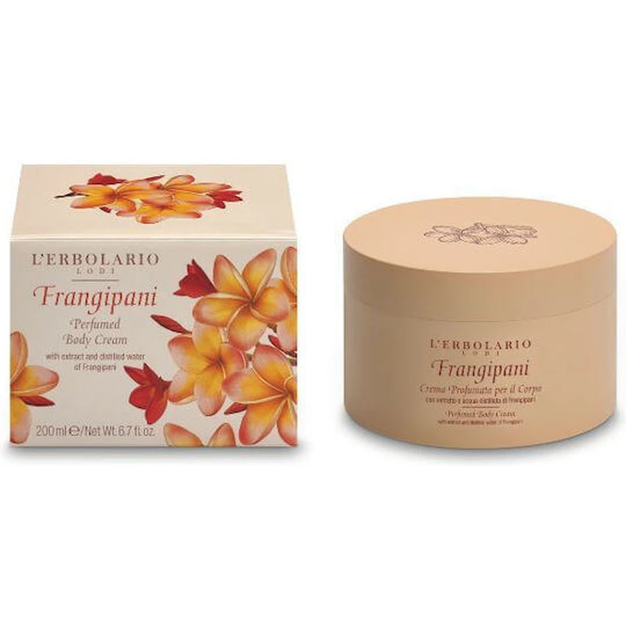 L' Erbolario Fangipani hydraterende lichaamscrème voor alle huidtypes 200ml