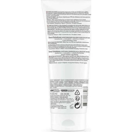 Vichy Dercos Densi Solutions Après-shampoing reconstructeur/nourrissant pour cheveux clairsemés 200ml