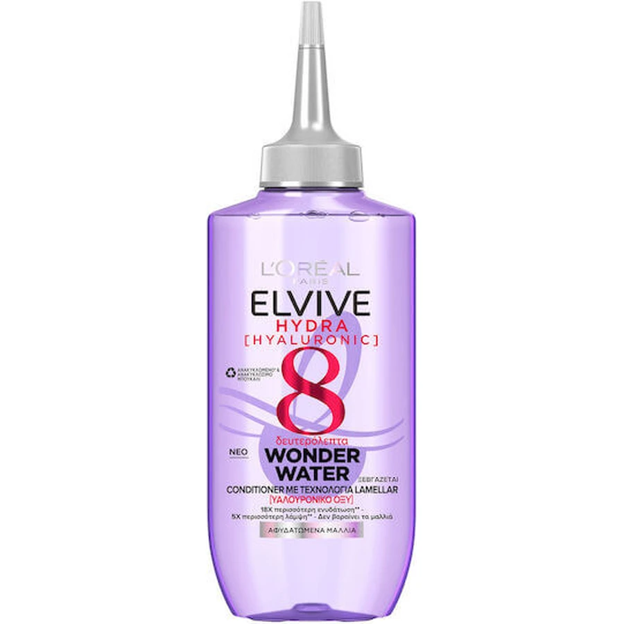 L'Oreal Paris Elvive Hydra Hydra Hyaluronic Wonder Water Moisturizing Conditioner for All Hair Types 200ml