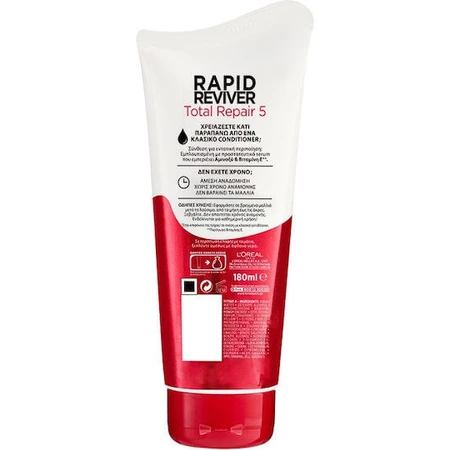 L'Oreal Paris Elvive Total Repair 5 Rapid Reviver Reconstruction/Nourishing Conditioner for Dry Hair 180ml
