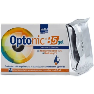 InterMed Optonic B5 Gel Oogdruppels voor Droge Ogen 10x0,5ml