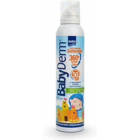 InterMed Babyderm Waterproof Baby Zonnecrème Spray SPF50 200ml
