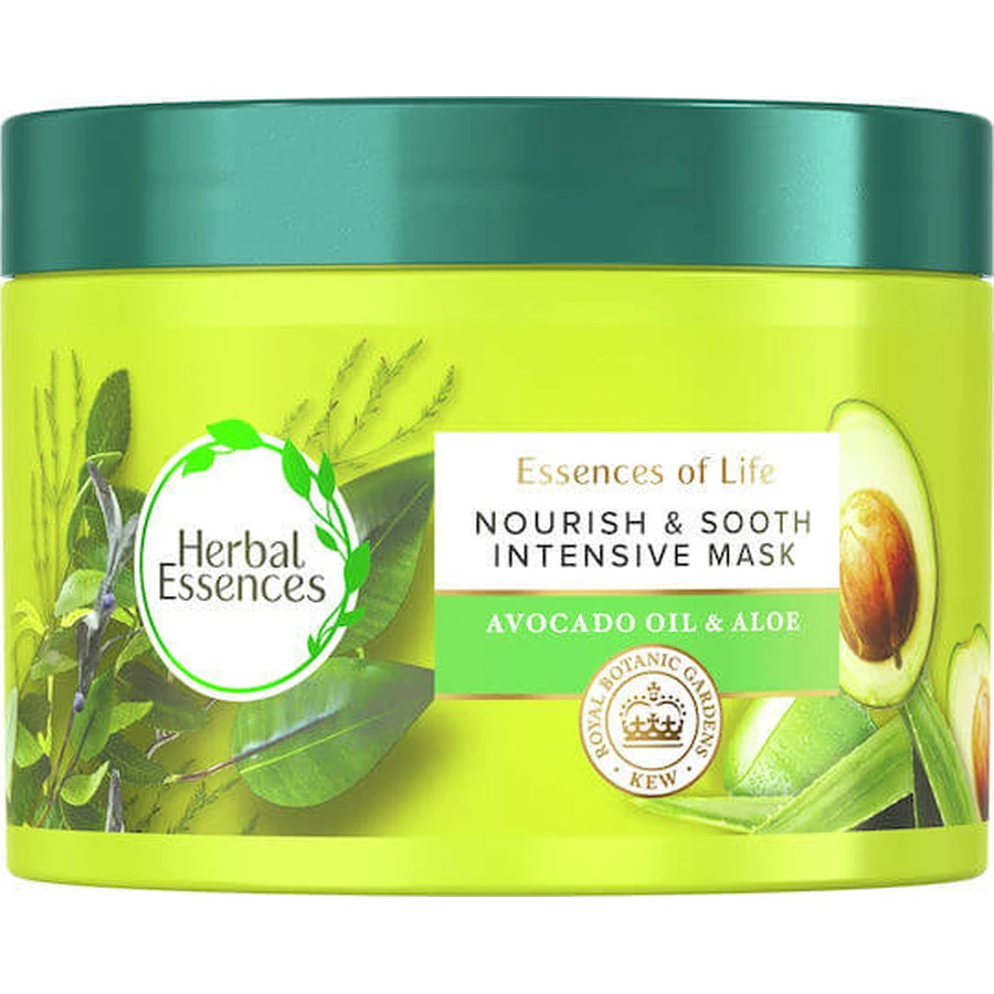 Herbal Essences Mascarilla Reparadora Capilar Aloe & Aceite de Aguacate 450ml
