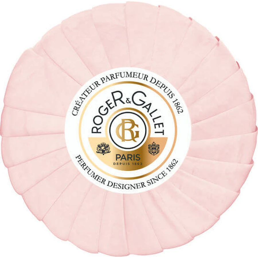 Roger & Gallet Rosa Relajante Jabones Perfumados Pastilla Jabón Corporal 300gr