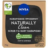 Nivea Naturally Clean Exfoliërende Gezichtszeep 75gr