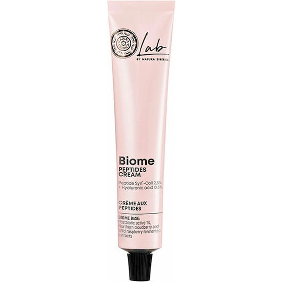 Natura Siberica Lab Biome Peptide Moisturizing Face Cream 24h with Hyaluronic Acid and Peptides 50ml