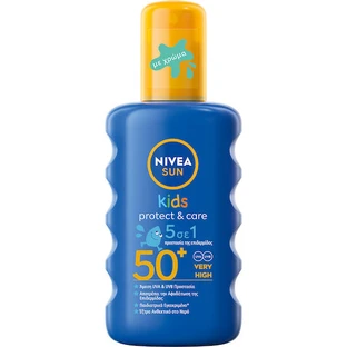 Nivea Sun Kids Protect & Care con Color Crema solar infantil resistente al agua Spray SPF50 200ml
