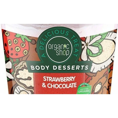 Organic Shop Strawberry and Chocolate Moisturizing body mousse for very dry skin 450ml