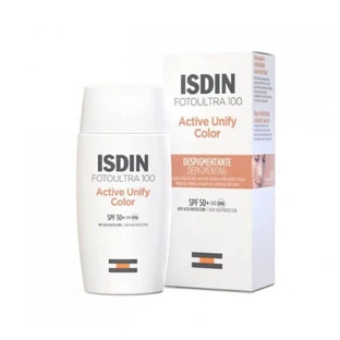 Isdin FotoUltra 100 Active Unify Colour Fusion Fluid Zonbeschermende Gezichtscrème SPF50 met Pigment 50ml