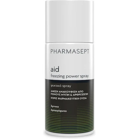 Pharmasept ayuda Crioterapia Crioterapia Poder Congelante Spray Crioterapia Spray Para dolores musculares y articulares & Garra del Diablo 150ml