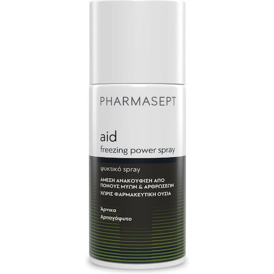 Pharmasept ayuda Crioterapia Crioterapia Poder Congelante Spray Crioterapia Spray Para dolores musculares y articulares & Garra del Diablo 150ml