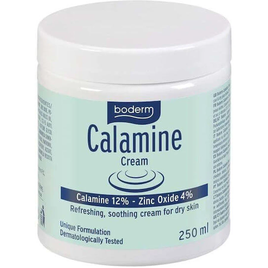 Boderm Calamine Moisturizing Body Cream for Dry Skin 250ml