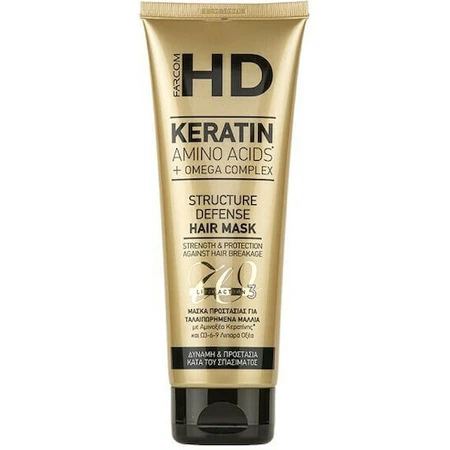 Farcom HD Keratin Structure Defence Repair Hair Mask 250ml