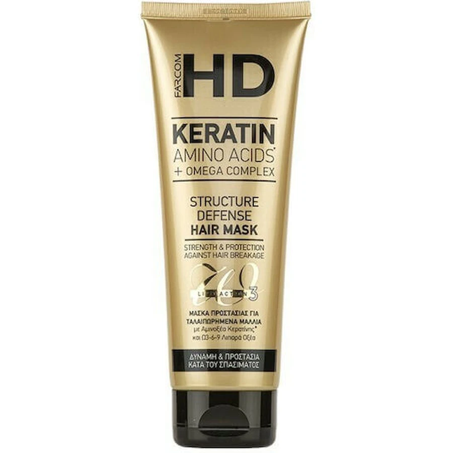 Farcom HD Keratin Structure Defence Repair Hair Mask 250ml