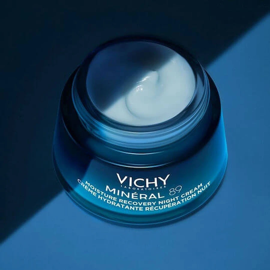 Vichy Mineral 89 Crème de nuit hydratante et régénérante pour le visage 72 heures 50ml