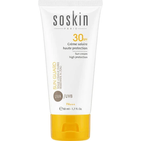 Soskin Color-Free Sun Protection Waterproof Cream SPF30 Face 50ml