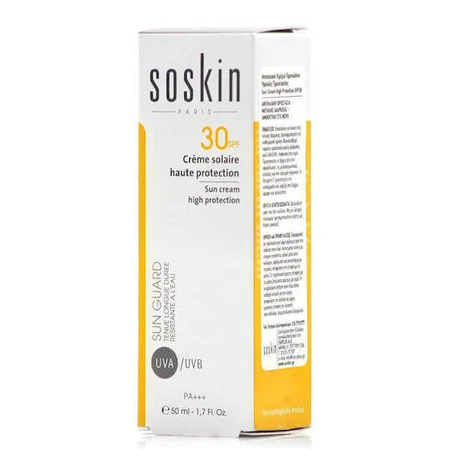 Soskin Color-Free Sun Protection Waterproof Cream SPF30 Face 50ml