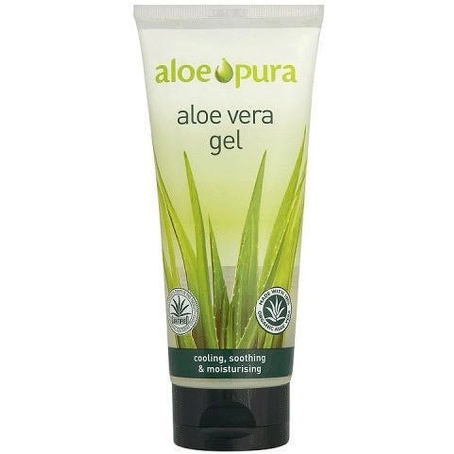 Optima Naturals Aloë Vera Gel - 200ml Hydraterende Aloë Vera Regenererende Gel voor de droge/zeer droge & gevoelige huid 200ml