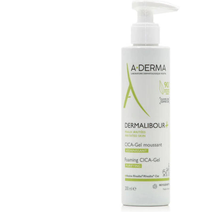 A-Derma Dermalibour+ Cica Gel moussant pour le visage 200ml