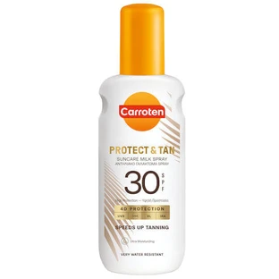 Carroten Protect & Tan Water Resistant Face & Body Sun Cream SPF30 200ml Spray 200ml