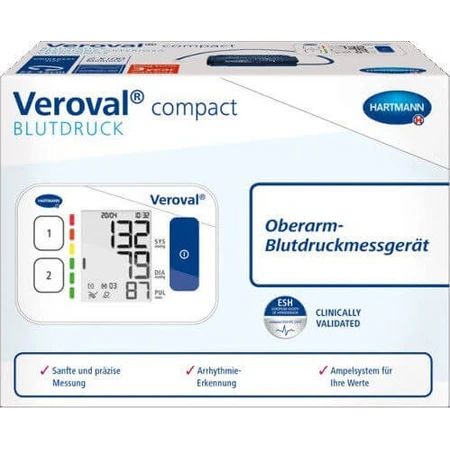 Hartmann Veroval Compact online shop Arm-Blutdruckmessgerät mit Arrhythmie-Erkennung 9254240