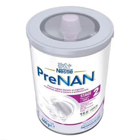 Fórmula de leche en polvo Pre Nan Etapa 2, 400 g, Nestlé
