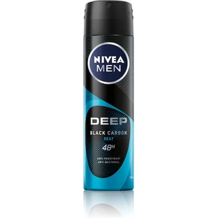 Nivea Men Deep Carbon Beat 48h Déodorant anti-transpirant 48h Déodorant Spray 150ml
