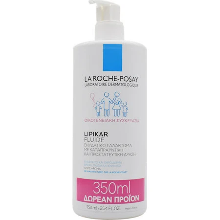 La Roche Posay Lipikar Fluide Hydraterende regenererende vochtinbrengende crème voor de droge & gevoelige huid 750ml