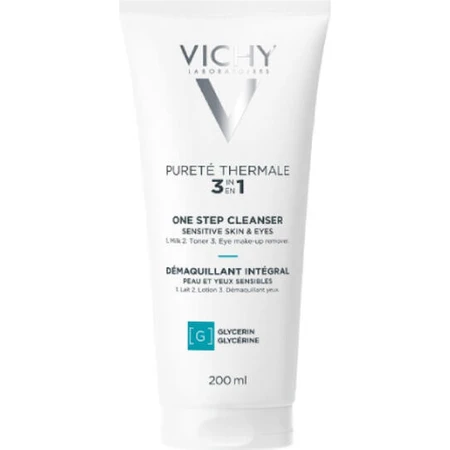 Vichy Purete Thermale 3 in 1 Makeup Removing Face & Eyes Makeup Remover Emulsion 200ml