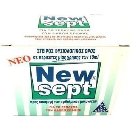 Demo New Sept Saline Solution Eye Drops 30x10ml