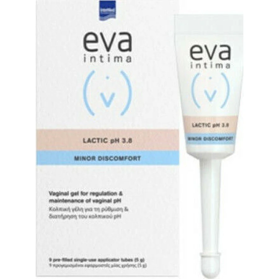 InterMed Eva Lactic Vaginal Vaginal Regulator pH 3,8 Gel 45ml 9oz