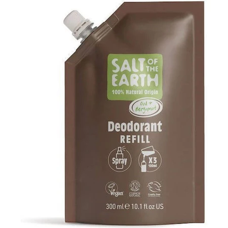 Desodorante Natural Salt of the Earth Oud & Bergamota 300ml