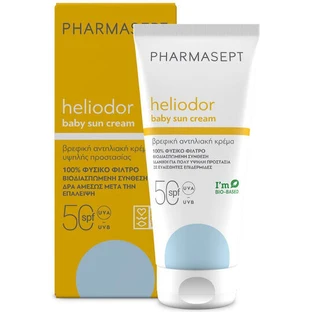 Pharmasept Heliodor Heliodor Waterproof Baby Sun Cream Face & Body Emulsion SPF50 100ml 100ml 518949