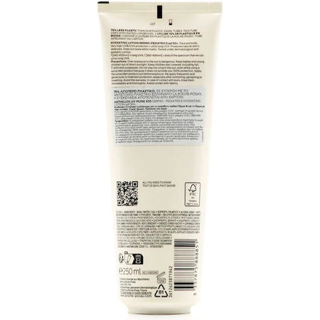 La Roche Posay Anthelios Anthelios Uvmune 400Dermo Pädiatrie Wasserfeste Kinder Sonnencreme Emulsion SPF50 250ml