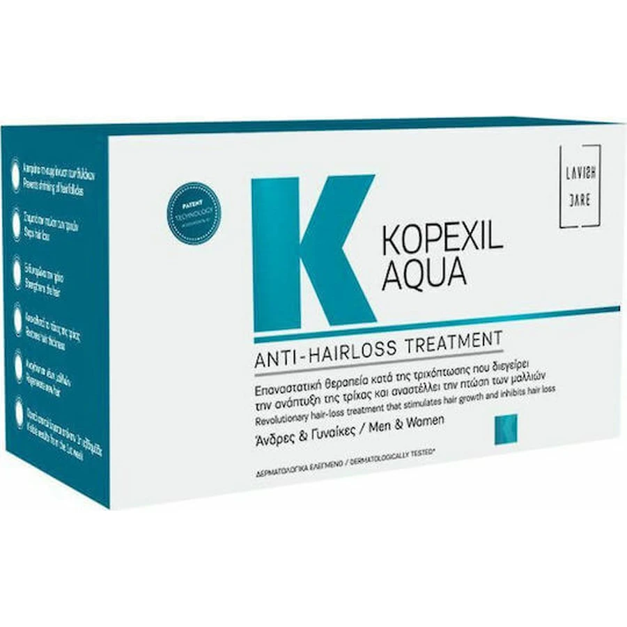Lavish Care Kopexil Aqua Hair ampul tegen haaruitval 10x10ml