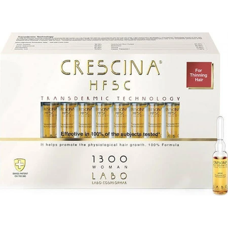 Labo Crescina Transdérmica HFSC 1300 Ampolla contra la caída del cabello para mujer 20x3,5ml